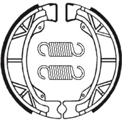 Machoires de frein Bendix BA012 Organique Machoires de frein Bendix BA012 Organique