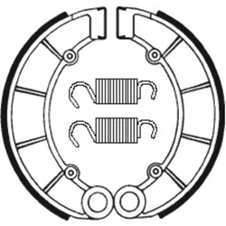 Machoires de frein Bendix BA027 Organique Machoires de frein Bendix BA027 Organique