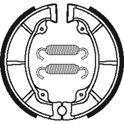 Machoires de frein Bendix BA040 Organique Machoires de frein Bendix BA040 Organique