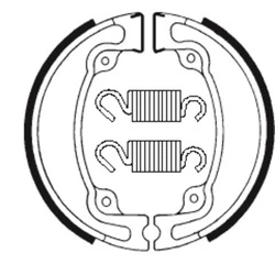 Machoires de frein Bendix BA042 Organique Machoires de frein Bendix BA042 Organique