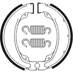 Machoires de frein Bendix BA055 Organique Machoires de frein Bendix BA055 Organique