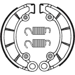 Machoires de frein Bendix BA072 Organique Machoires de frein Bendix BA072 Organique