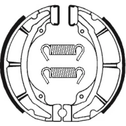 Machoires de frein Bendix BA103 Organique Machoires de frein Bendix BA103 Organique
