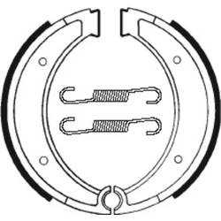 Machoires de frein Bendix BA116 Organique Machoires de frein Bendix BA116 Organique