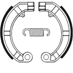 Machoires de frein Bendix BA146 Organique Machoires de frein Bendix BA146 Organique