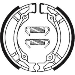 Machoires de frein Bendix BA188 Organique Machoires de frein Bendix BA188 Organique