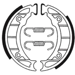 Machoires de frein Bendix BA196 Organique Machoires de frein Bendix BA196 Organique