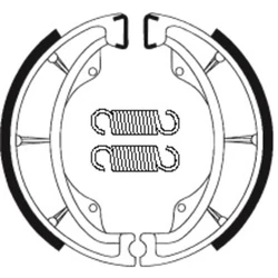 Machoires de frein Bendix BA202 Organique Machoires de frein Bendix BA202 Organique