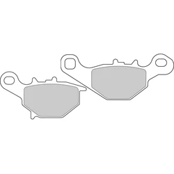 Plaquette de frein Organique Eco-Friction Route Plaquette de frein Organique Eco-Friction Route