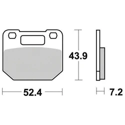 Plaquette de Frein Organique Platinum Route/Off Road Plaquette de Frein Organique Platinum Route/Off Road