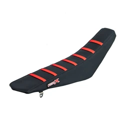 Housse de selle HONDA CRF 150R 2007-2020 TOP BLACK- SIDE BLACK-STRIPES RED (M115-3BBR) Housse de selle HONDA CRF 150R 2007-2020 TOP BLACK- SIDE BLACK-STRIPES RED (M115-3BBR)