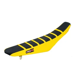 Housse de selle SUZUKI RM 125 01-07 RM 250 01-09 TOP BLACK- SIDE YELLOW-STRIPES YELLOW (M315-3BYY) Housse de selle SUZUKI RM 125 01-07 RM 250 01-09 TOP BLACK- SIDE YELLOW-STRIPES YELLOW (M315-3BYY)