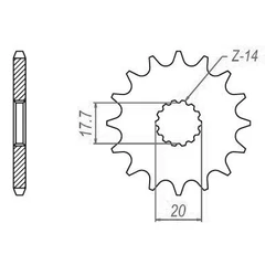 Pignon TT Esjot Lightweight Pignon TT Esjot Lightweight