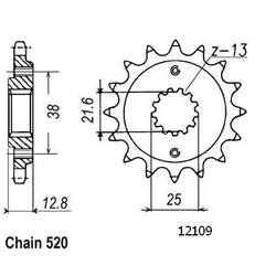 Pignon TT Esjot Pignon TT Esjot