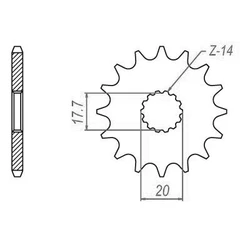 Pignon TT Esjot Lightweight Pignon TT Esjot Lightweight