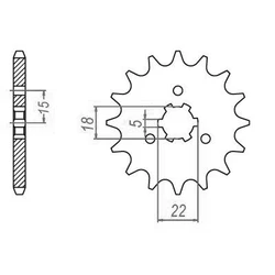 Pignon TT Esjot Lightweight Pignon TT Esjot Lightweight