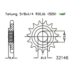 Pignon TT Esjot Lightweight Pignon TT Esjot Lightweight