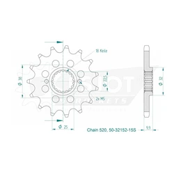 Pignon TT Esjot Lightweight Pignon TT Esjot Lightweight