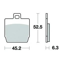 Plaquette de frein Sifam Métal Fritté haute performance norme KBA/ABE Plaquette de frein Sifam Métal Fritté haute performance norme KBA/ABE
