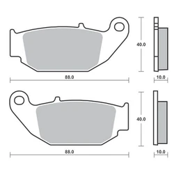 Plaquette de frein Sifam Métal Fritté haute performance norme KBA/ABE Plaquette de frein Sifam Métal Fritté haute performance norme KBA/ABE
