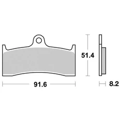 Plaquette de frein Sifam Métal Fritté haute performance norme KBA/ABE Plaquette de frein Sifam Métal Fritté haute performance norme KBA/ABE