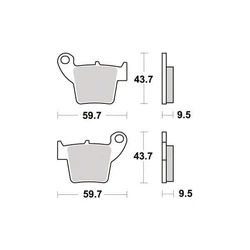 Plaquette Sifam Métal Fritté Plaquette Sifam Métal Fritté