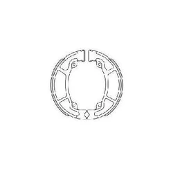 Mâchoires de Frein Ø129mm L 25mm Mâchoires de Frein Ø129mm L 25mm