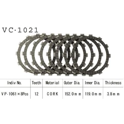 Kit Disques d'Embrayage Garnis Rvf750 Rr 1994/1998 Kit Disques d'Embrayage Garnis Rvf750 Rr 1994/1998