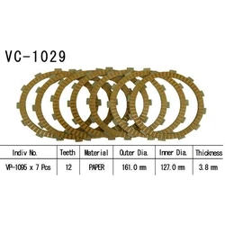 Kit Disques d'Embrayage Garnis Cbr1100 Xx 1999/2002 Kit Disques d'Embrayage Garnis Cbr1100 Xx 1999/2002
