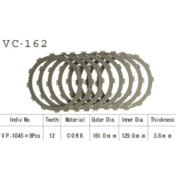 Kit Disques d'Embrayage Garnis Vf1100 C 1983/1984 Kit Disques d'Embrayage Garnis Vf1100 C 1983/1984
