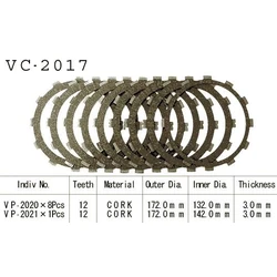 Kit Disques d'Embrayage Garnis Xvs 1600 Wild Star 1999/2002 Kit Disques d'Embrayage Garnis Xvs 1600 Wild Star 1999/2002