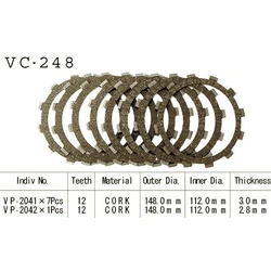 Kit Disques d'Embrayage Garnis Fzx 750 Fazer 1986/1993 Kit Disques d'Embrayage Garnis Fzx 750 Fazer 1986/1993