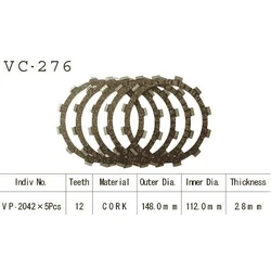 Kit Disques d'Embrayage Garnis Sr 250 Se 1980/1983 Kit Disques d'Embrayage Garnis Sr 250 Se 1980/1983