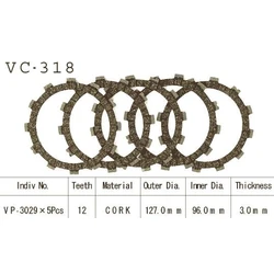 Kit Disques d'Embrayage Garnis Dr 125 S/Se 1982/2002 Kit Disques d'Embrayage Garnis Dr 125 S/Se 1982/2002
