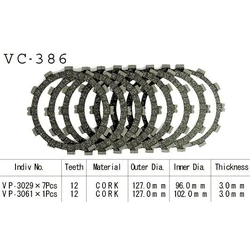 Kit Disques d'Embrayage Garnis Gsf 400 Bandit 1991/1995 Kit Disques d'Embrayage Garnis Gsf 400 Bandit 1991/1995
