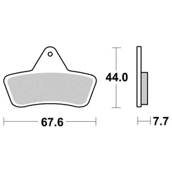 Plaquette de frein Vesrah Métal Fritté Plaquette de frein Vesrah Métal Fritté