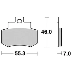 Plaquette de frein Vesrah Organique Plaquette de frein Vesrah Organique