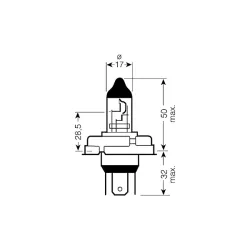 Ampoule CE - 12V 45/40W P45t Ampoule CE - 12V 45/40W P45t