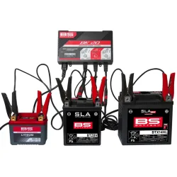 Chargeur de batterie intelligent BS BATTERY BK20 6V/12V 3x2A Chargeur de batterie intelligent BS BATTERY BK20 6V/12V 3x2A