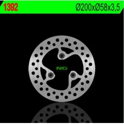 Disque de frein NG fixe type 1392 Peugeot Disque de frein NG fixe type 1392 Peugeot