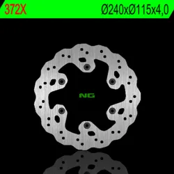 Disque de frein petale arriere fixe pour YZ125, 250, 250F, 400F Disque de frein petale arriere fixe pour YZ125, 250, 250F, 400F