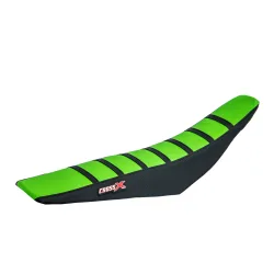 Housse de selle KAWASAKI KLX 450R 2007-2020 TOP GREEN- SIDE BLACK-STRIPES BLACK (M215-3GBB) Housse de selle KAWASAKI KLX 450R 2007-2020 TOP GREEN- SIDE BLACK-STRIPES BLACK (M215-3GBB)