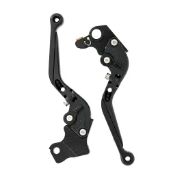 Kit Leviers de Frein et d'Embrayage Anodisés Noir pour SUZUKI Kit Leviers de Frein et d'Embrayage Anodisés Noir pour SUZUKI