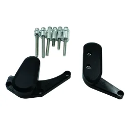 Kit Protection de Carters CNC Anodisés Noir GSX-R 1000 2009-2015 Gauche et Droit Kit Protection de Carters CNC Anodisés Noir GSX-R 1000 2009-2015 Gauche et Droit