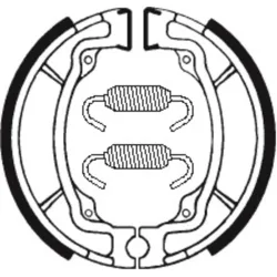 Machoires de frein Bendix BA015 Organique