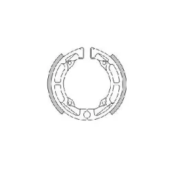 Mâchoires de Frein Ø80mm L 20mm Mâchoires de Frein Ø80mm L 20mm