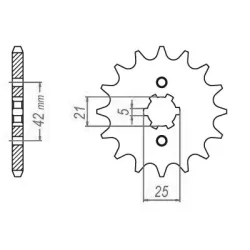 Pignon TT Esjot Lightweight Pignon TT Esjot Lightweight