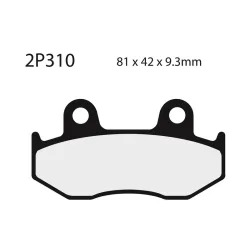 Plaquette de frein Nissin 2P310NS semi-metallique Plaquette de frein Nissin 2P310NS semi-metallique