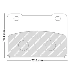 Plaquette de frein Organique Eco-Friction Route Plaquette de frein Organique Eco-Friction Route