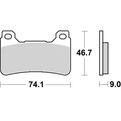 Plaquettes de frein BREMBO carbone céramique Plaquettes de frein BREMBO carbone céramique